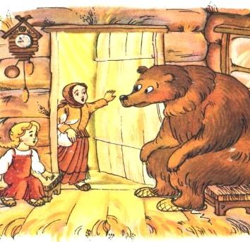 Медведь и три сестры, Сказка