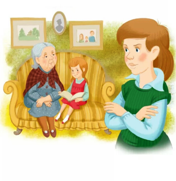 Бабушка и внучка, Рассказ
