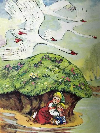 Сказка Гуси-Лебеди, Русская народная сказка