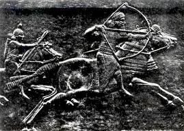 Ассирийский царь на львиной охоте (ок. 650 г, до Р.Х.).
