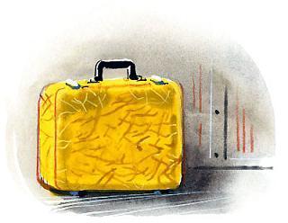 жёлтый чемоданчик