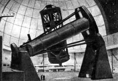 Пятиметровый зеркальный телескоп.